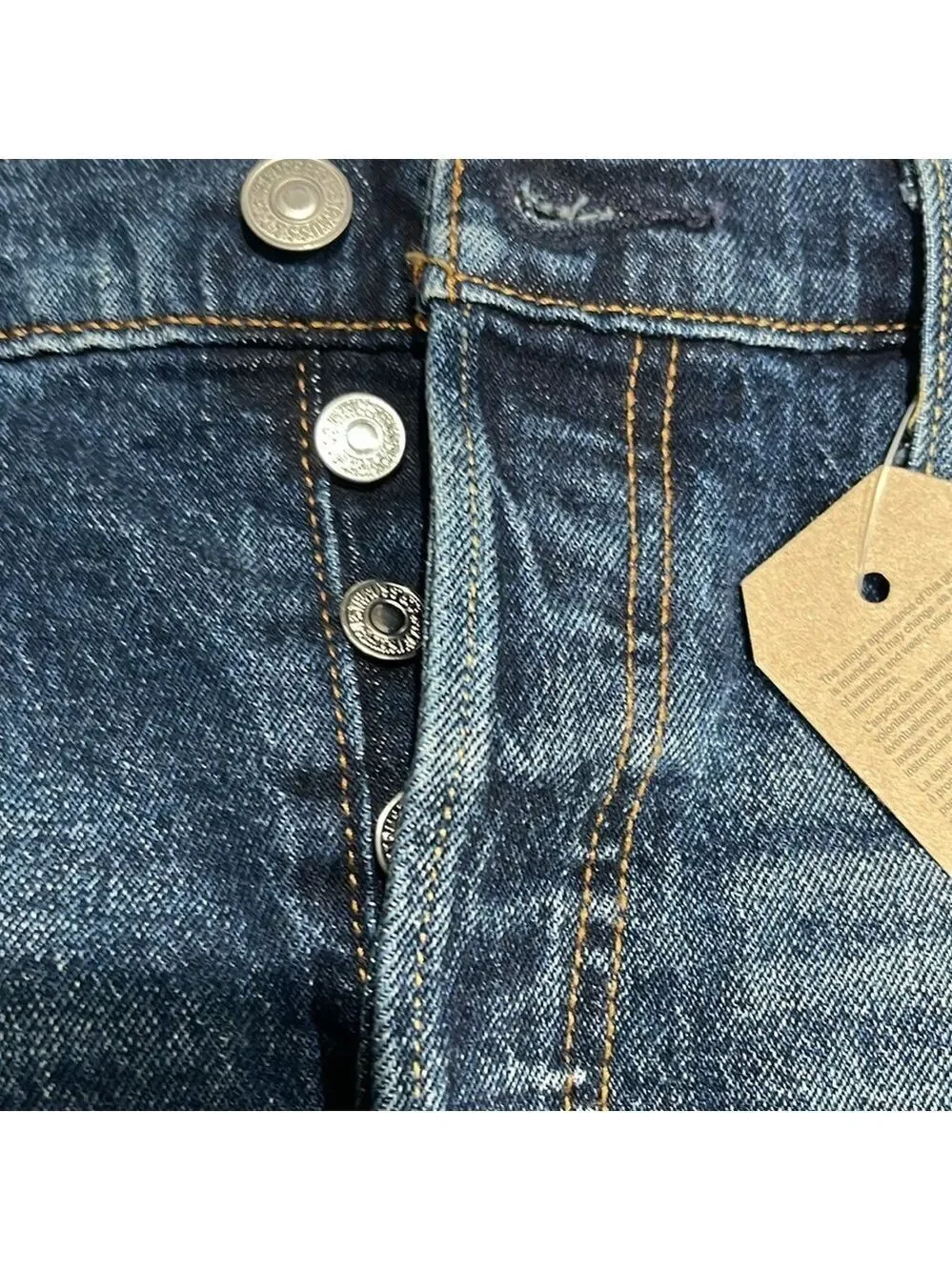 NWT Levi’s 501 Cut Off High Rise Jean Shorts SZ 32 Blue